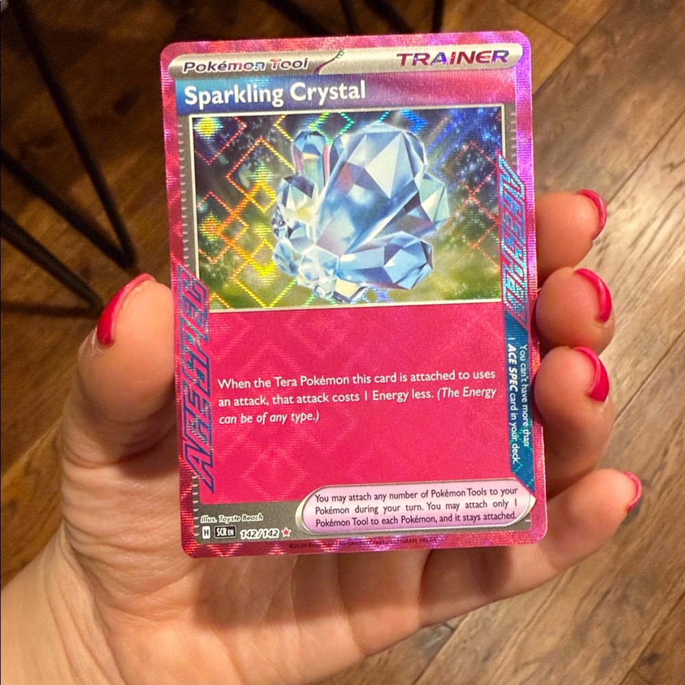 Sparkling Crystal Trainer Card Ace Spec 142/142 Stellar Crown